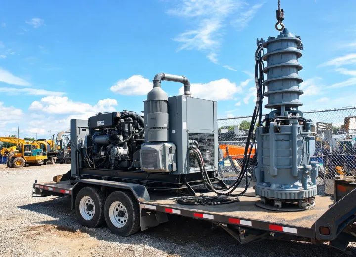 EPA Tier 4 power pack on vibratory hammer