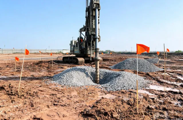 Ground improvement vibro densification